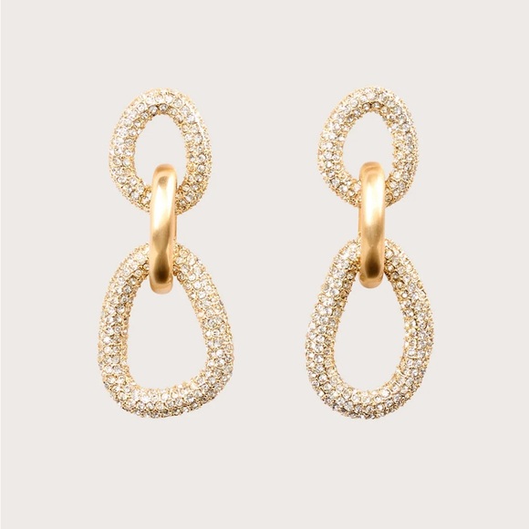 CULT GAIA
Reyes Crystal-Embellished Chain Drop Earrings - Picture 7 of 10